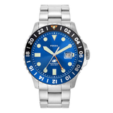 Fossil Blue GMT Blue Multi-Time Zone Watch for Men FS5991