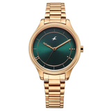 Fastrack Stunners Rose Gold Girls Watch NT6296WM02