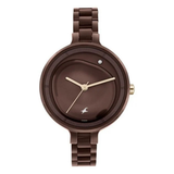 Fastrack MetaWe Brown Dial Girls Watch NU6306KM02