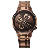 Fastrack Exuberant Multifunction Brown Dial Guys Watch NU3301QM01