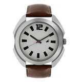 Fastrack Quartz Analog White Dial Guys Watch NR3117SL01