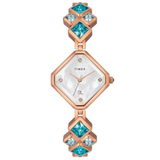 Timex Fria Off White Rhombus Dial Women Watch TWEL17200