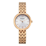 Titan Workday Wonders Rose Gold Women’s Watch 95368WM01