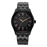 Titan Neo Roman Black Dial Steel Watch 10063NM01