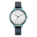 Fastrack Glitch Silver Dial Girls Watch NS6234QL01