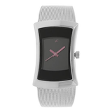 Fastrack Black Dial Girls Watch NU6093SM01