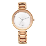 Fastrack Style Up Silver Dial Girls Watch NU6270WM01