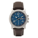 Fastrack Blue Dial Day & Date Men's Watch NM3039SL10