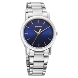Sonata Blue Dial Silver Strap Men's Watch NU7987SM06W