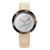 Fastrack Younique Mother of Pearl Girls Watch NU68035KL02