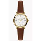 Fossil Carlie Mini Leather Watch for Women ES5464