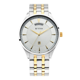 Titan Regalia Opulent White Dial Men’s Watch NU90127BM01