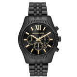 Michael Kors Lexington Black Chronograph Watch MK8603
