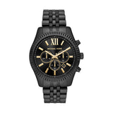Michael Kors Lexington Black Chronograph Watch MK8603