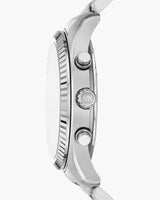 Michael Kors Lexington Silver Chronograph Watch MK9165