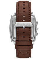 Michael Kors Rhys Blue Dial Leather Strap Watch MK9231 Men