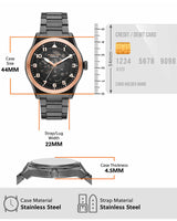 Michael Kors Panorama Gunmetal Automatic Watch MK9219