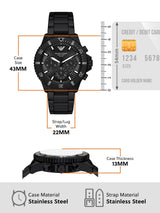 Emporio Armani Analog Chronograph Watch for Men AR11784