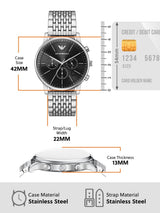 Emporio Armani Analog Chronograph Watch for Men AR11772