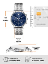 Emporio Armani Analog Chronograph Watch for Men AR11771