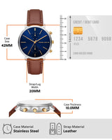 Michael Kors Blake Brown Leather Watch MK9209