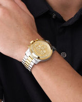 Michael Kors Runway Two-Tone Chronograph Watch MK9075