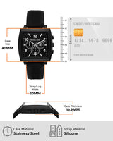 Michael Kors Rhys Black Silicone Watch MK9233 Men