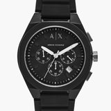 Armani Exchange Rafael Men Quartz Chronograph Silicone Watch AX4161