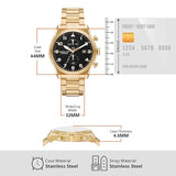 Michael Kors Panorama Gold Chronograph Watch MK9195