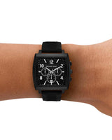 Michael Kors Rhys Black Silicone Watch MK9233 Men