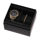 Armani Exchange Banks Chronograph Watch Gift Set for Men AX7151SET
