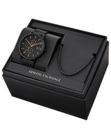 Armani Exchange Cayde Chronograph Watch Gift Set for Men AX7162SET