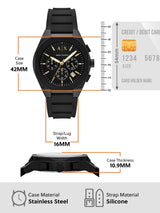 Armani Exchange Sync Chronograph Watch Gift Set for Men AX7165SET