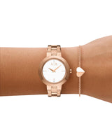 Armani Exchange Jackie Analog Watch Gift Set for Women AX7175SET