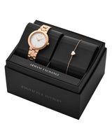 Armani Exchange Jackie Analog Watch Gift Set for Women AX7175SET