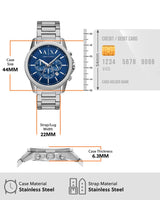 Armani Exchange Banks Chronograph Watch Gift Set for Men AX7176SET