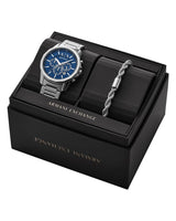 Armani Exchange Banks Chronograph Watch Gift Set for Men AX7176SET