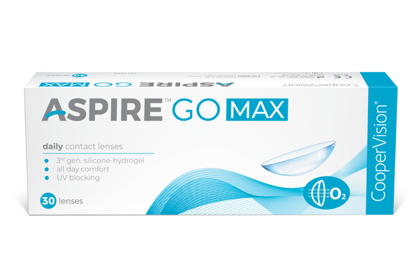 Cooper Vision Contact Lenses Aspire GO MAX (30 Lenses Box)