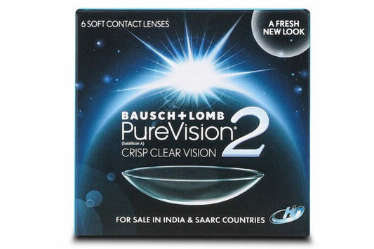 Bausch And Lomb PureVision 2 Monthly (6 Lenses) Box