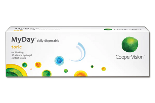 Cooper Vision Contact Lenses MyDay Daily Toric (30 Lenses Box)