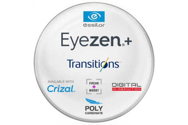 Essilor Crizal Eyezen Single Vision Lens