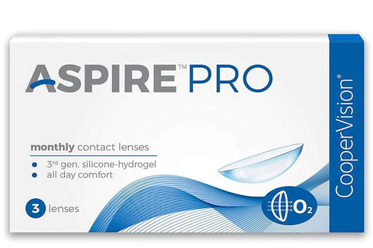 Cooper Vision Contact Lenses Aspire Pro (3 & 6 Lenses Box)