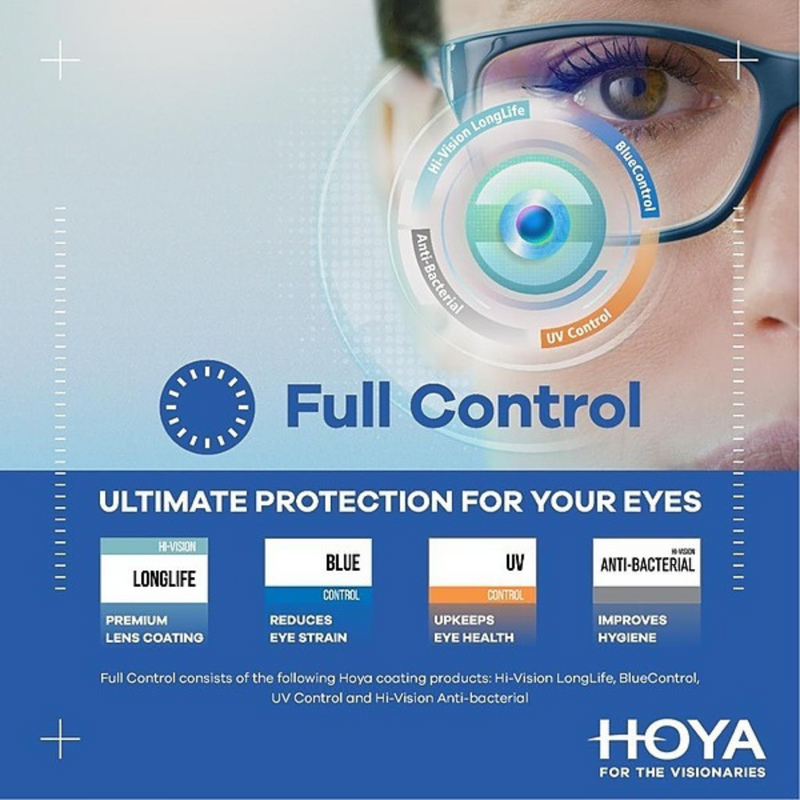 Hoya Nulux Aspherical Stock Single Vision Lens