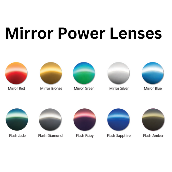 MIRROR + POLARIZED Power Lenses