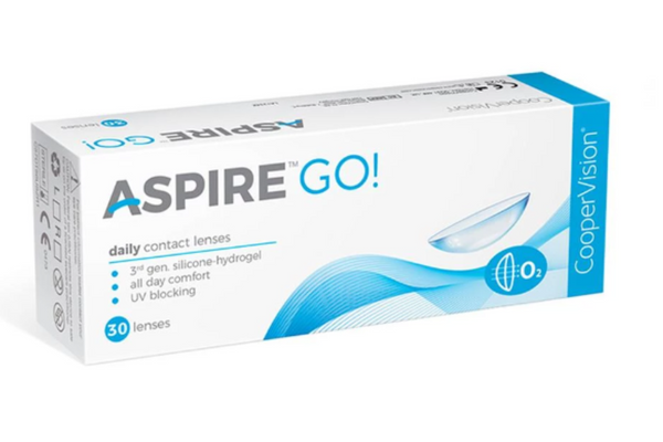 Cooper Vision Contact Lenses Aspire GO (30 Lenses Box)