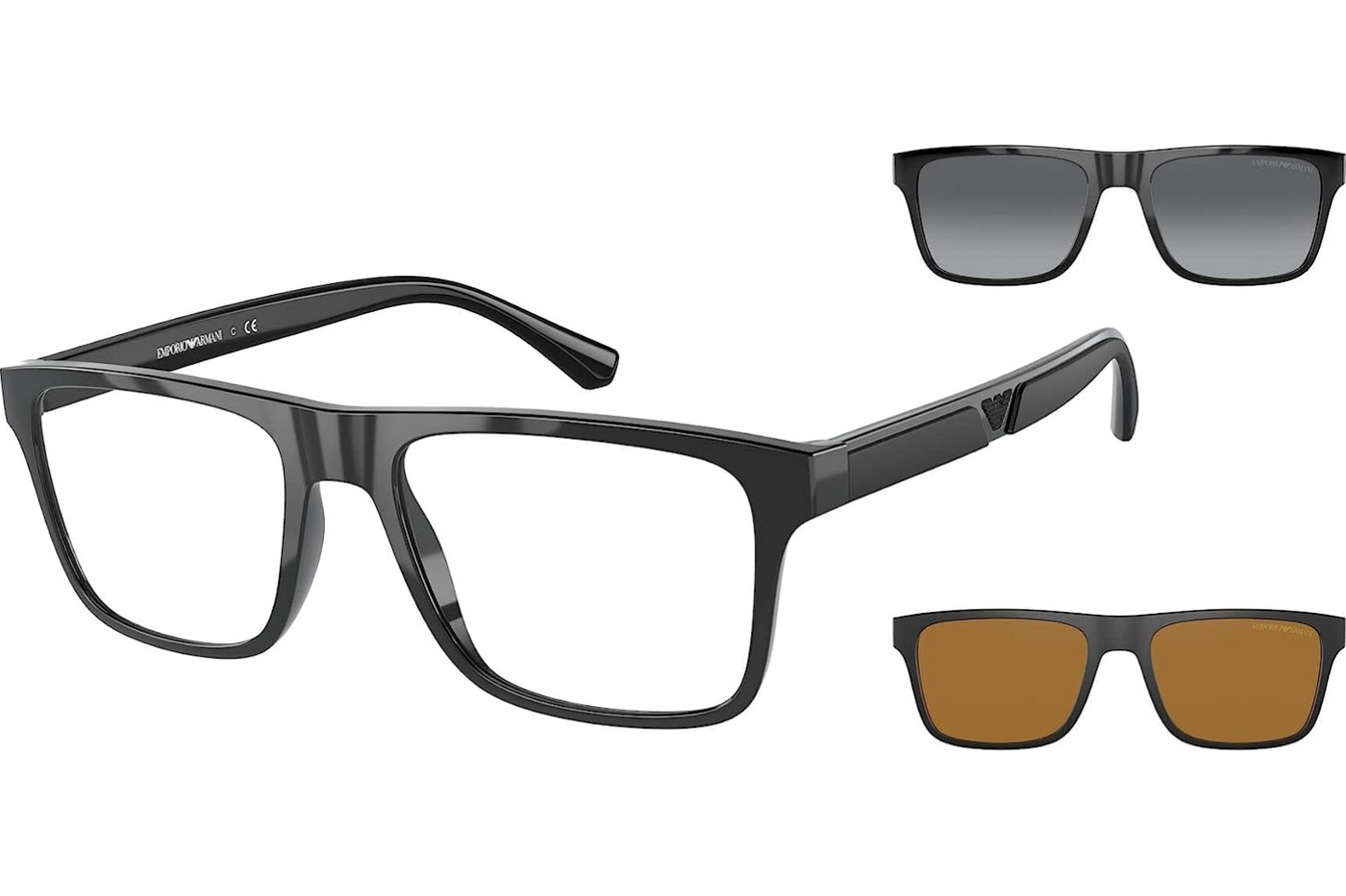 Armani eyeglasses with magnetic sunglasses online