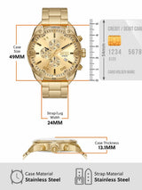 Diesel Spiked Chronograph Watch for Men DZ4608