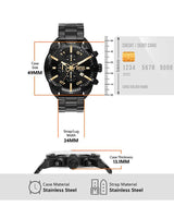 Diesel Spiked Chronograph Watch for Men DZ4644