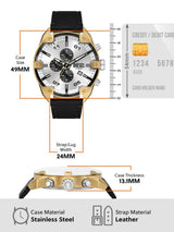 Diesel Spiked Chronograph Watch for Men DZ4671
