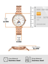 Fossil Jacqueline Sun & Moon Watch for Women ES5165